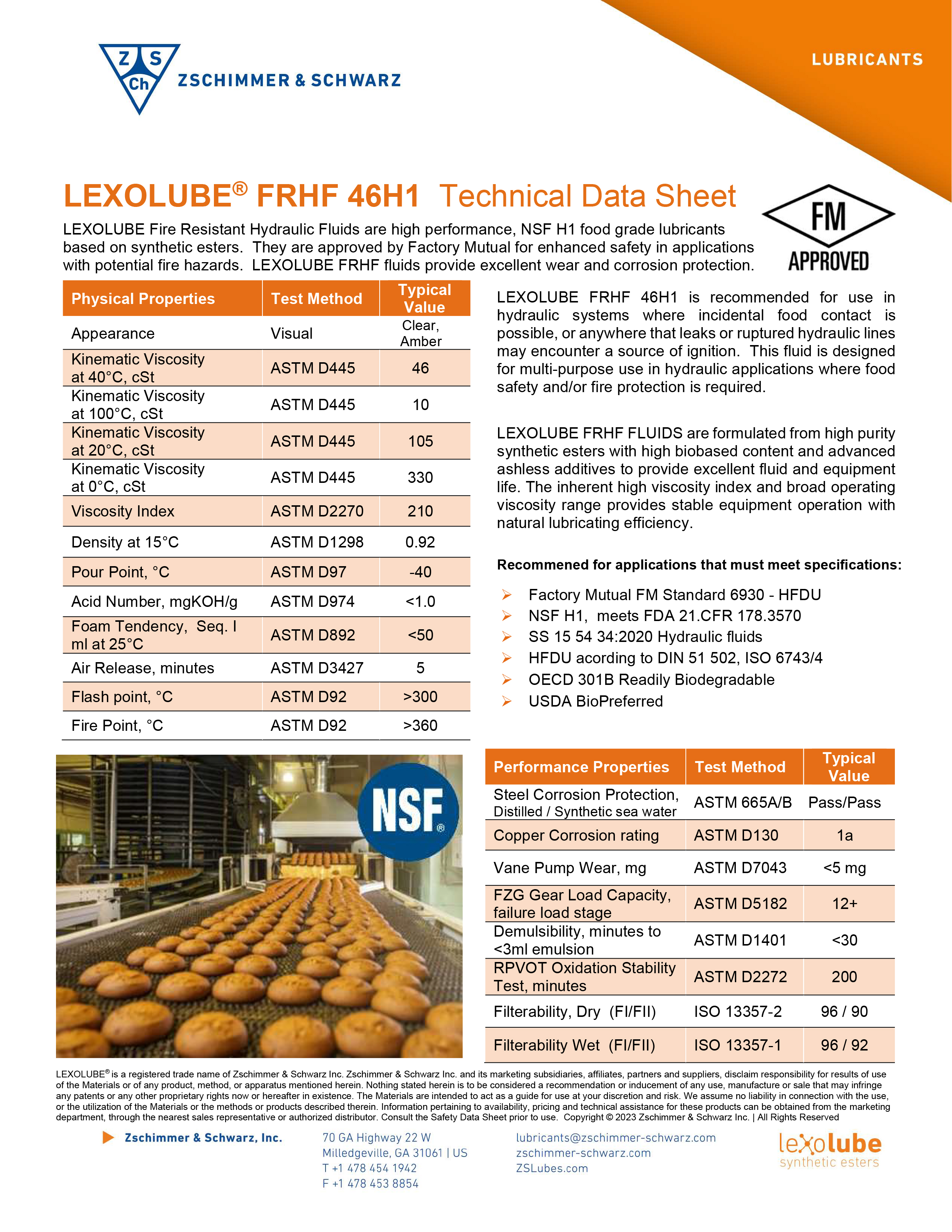 LEXOLUBE® FRHF 46H1 TDS